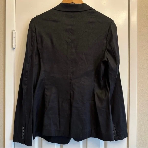 DKNY True Black Linen Blazer - Picture 2 of 8
